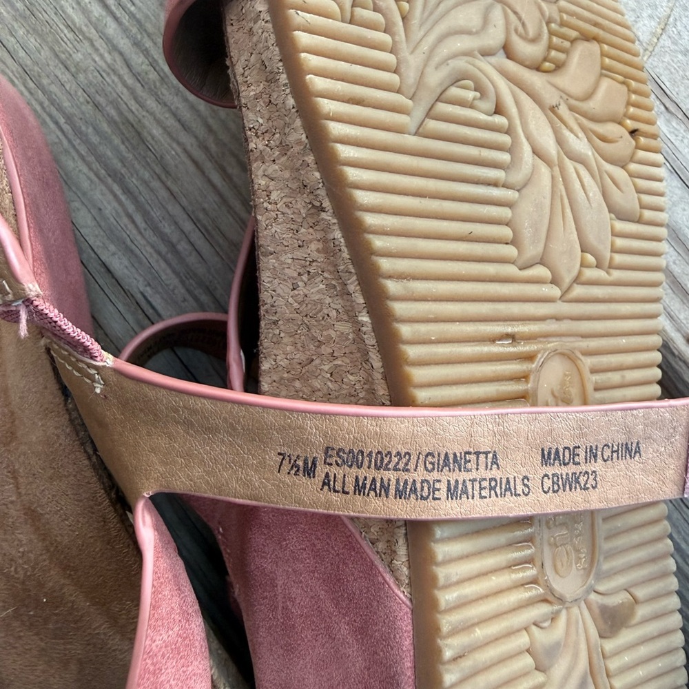Eurosoft Chicco Women's Gianetta Cross-Strap Sandals Sz 7.5M - Picture 7 of 8